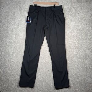 NWT RLX Ralph Lauren Tailored Fit Men's 34x32 Black Performance Golf Pants